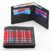 Tartan Wallet, Scottish Leather, MacBean, McBain Tartan